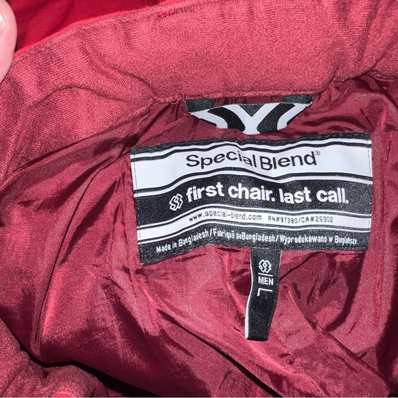 Special Blend Relaxed Fit Vented Legs Red Snowboard Pants Size Large. - Picture 16 of 16